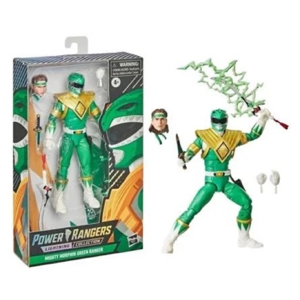 Power Rangers Lightning Collection Mighty Morphin Green Ranger Figure - Picture 4 of 6